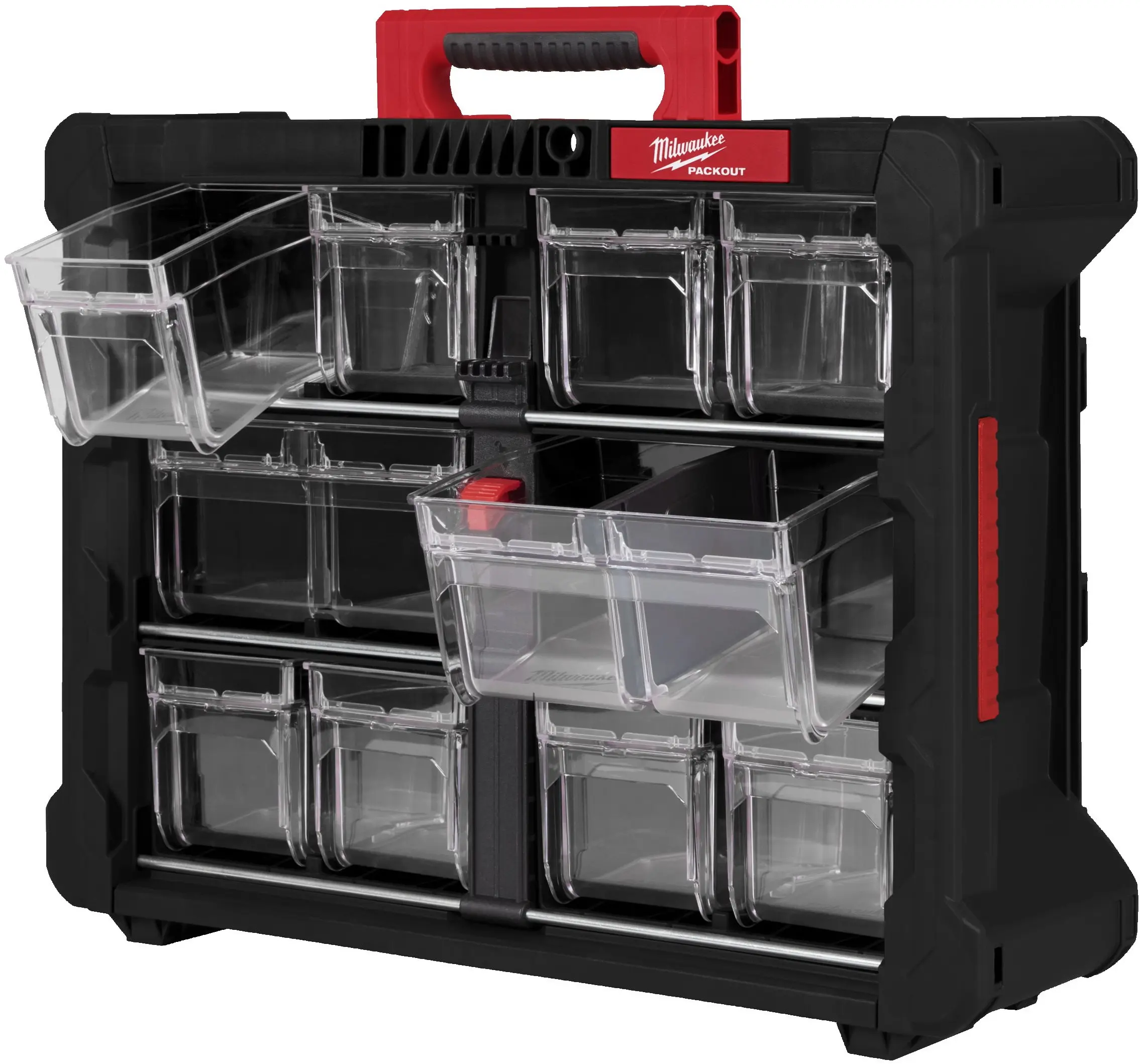 Органайзер Milwaukee PackOut 4932498323 (Black/Red) - 3