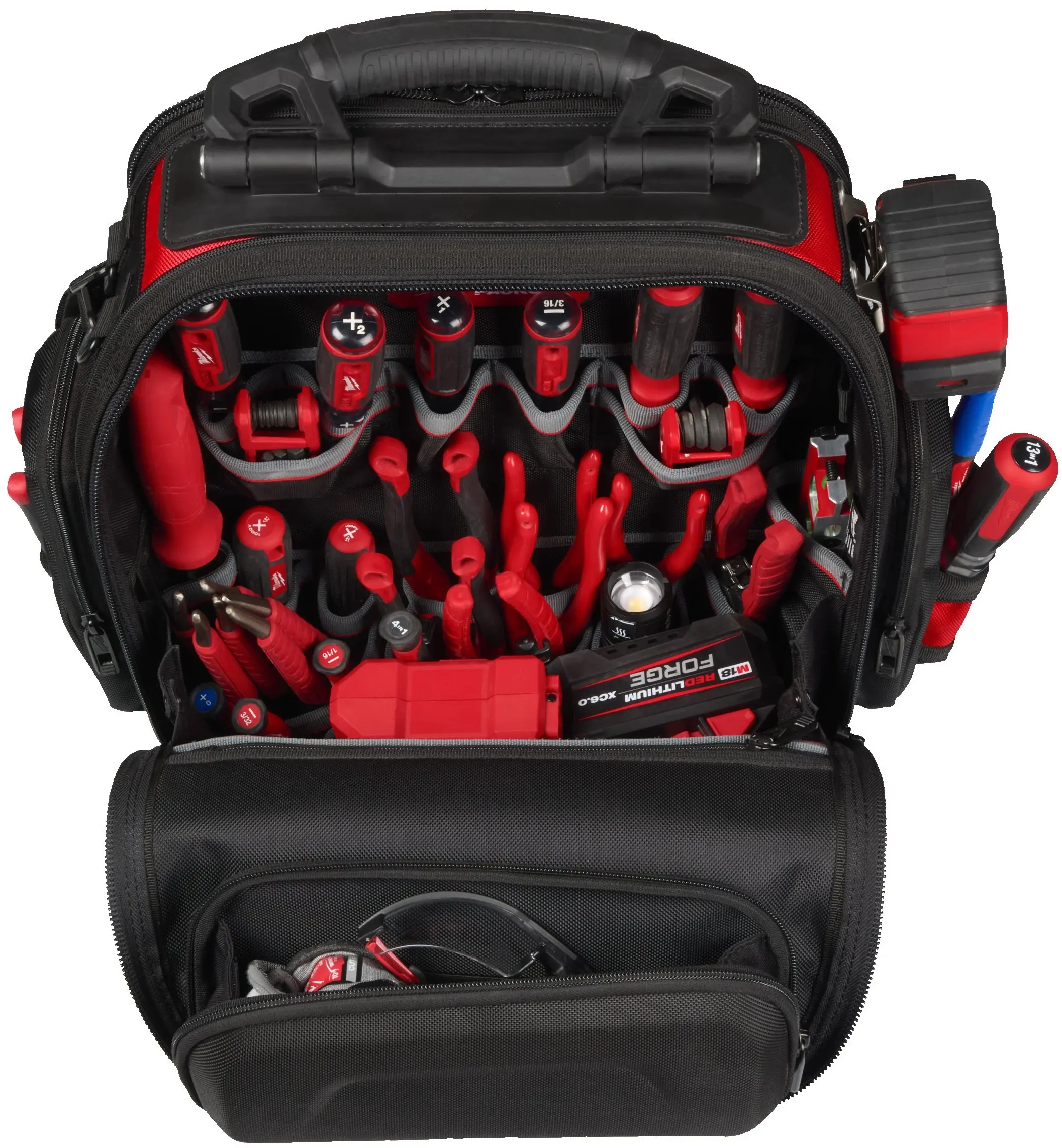 Рюкзак для инструментов Milwaukee PackOut 4932498633 (Black/Red) - 7
