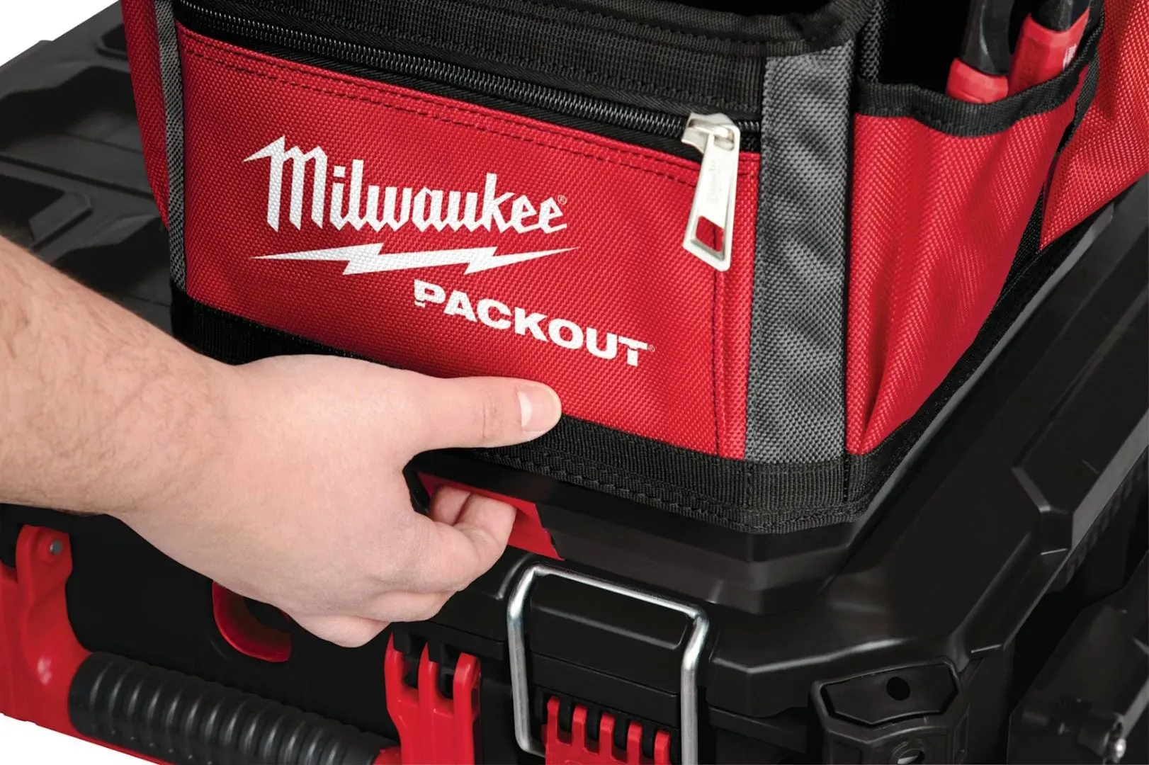 Сумка для инструментов Milwaukee Packout Tote Toolbag 25cm (Black/Red)