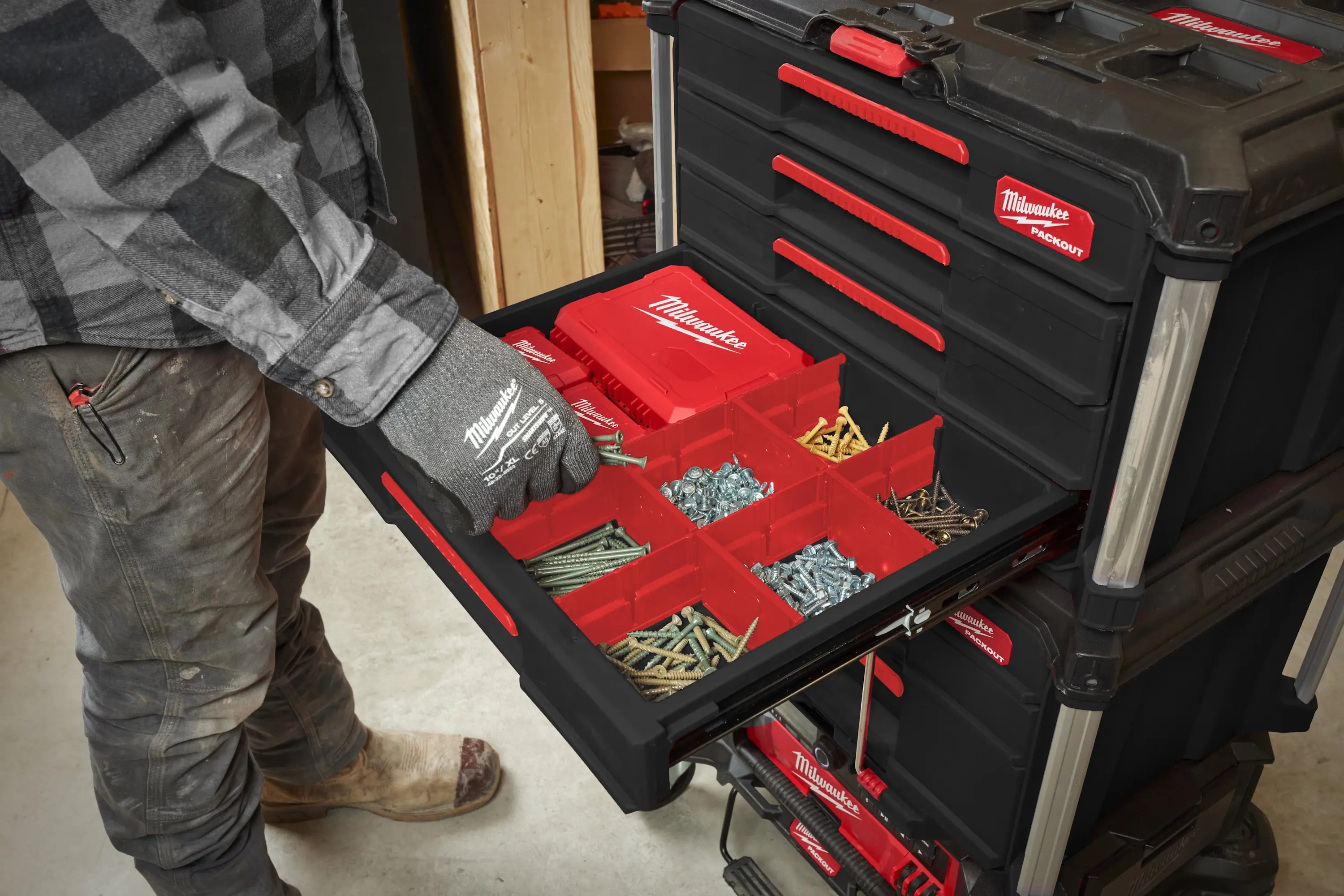 Ящик для инструментов Milwaukee Packout 4 Drawer (4932493189) - 5