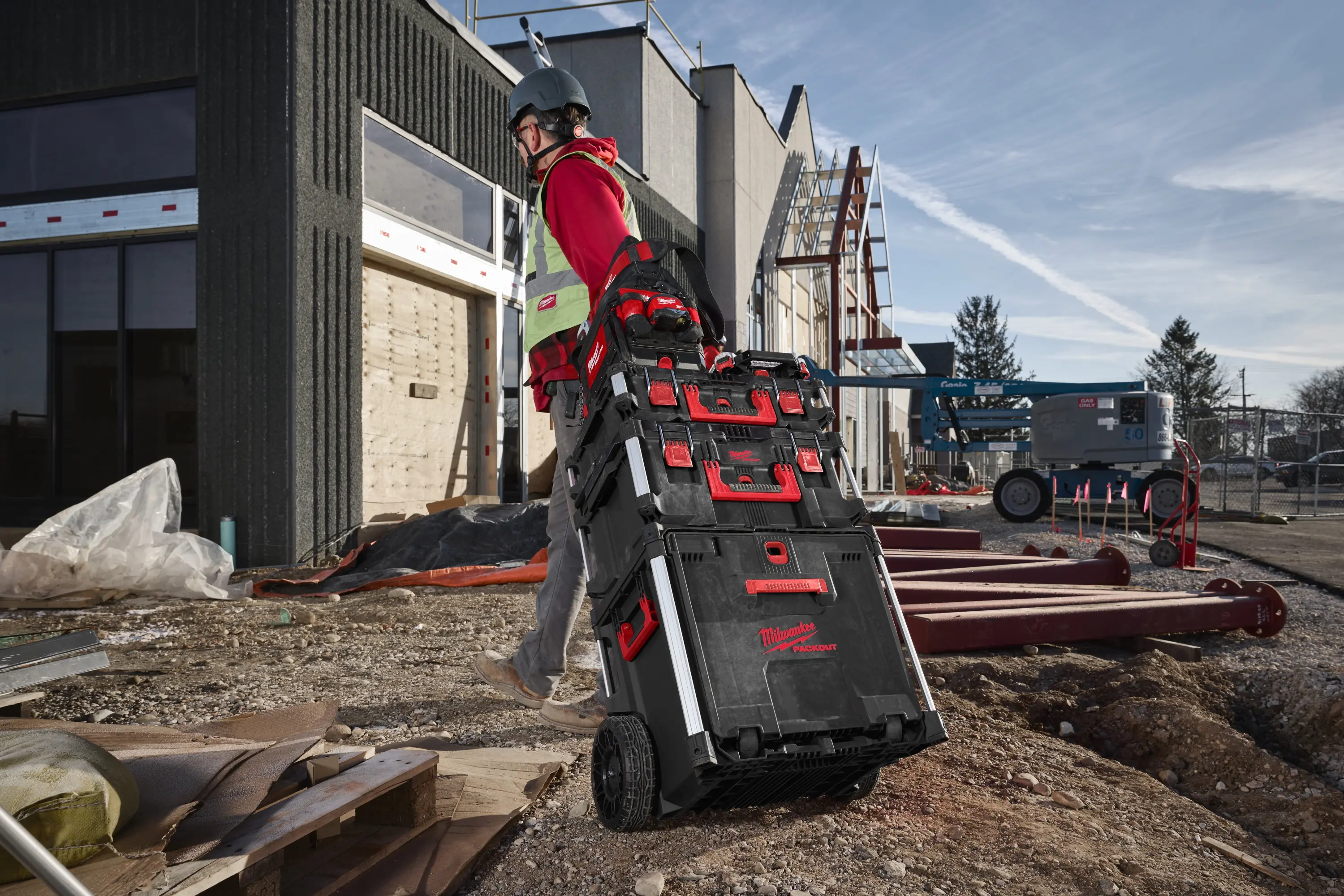 Ящик для инструментов Milwaukee PackOut 4932498651 (Black/Red) - 2