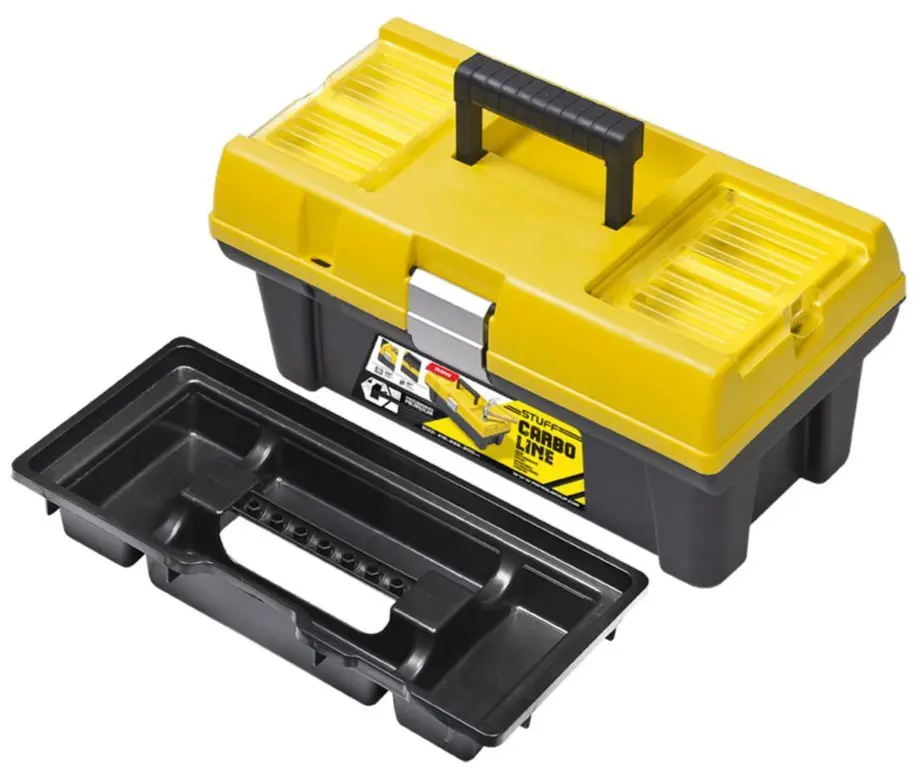 Ящик для инструментов Patrol Semi Profi Alu 16 Carbo (Yellow)