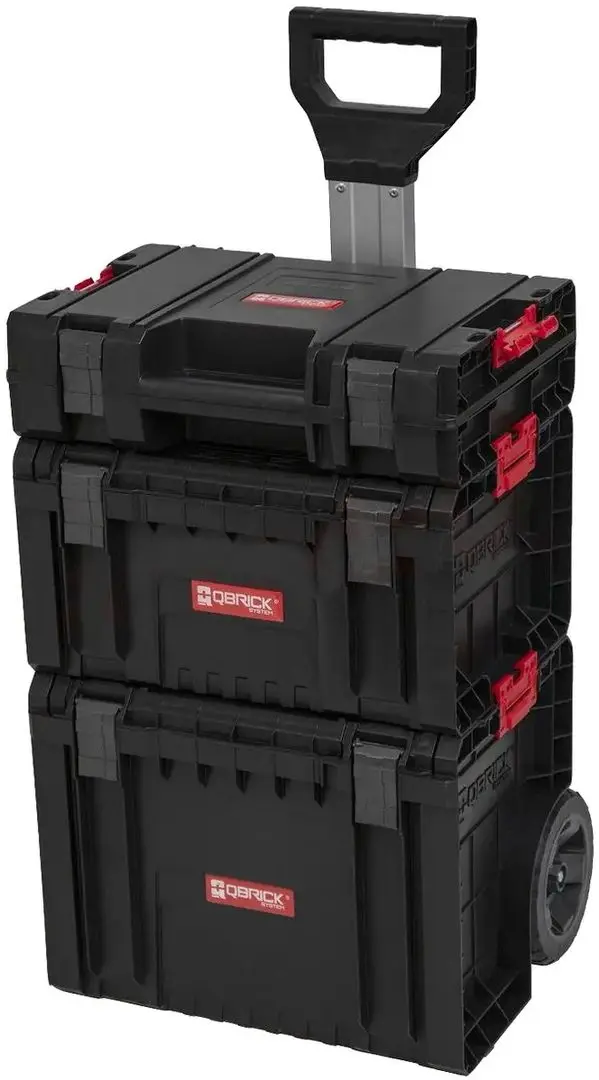 Комплект модульных ящиков для инструментов Qbrick System Pro Set 1 (Black/Red)