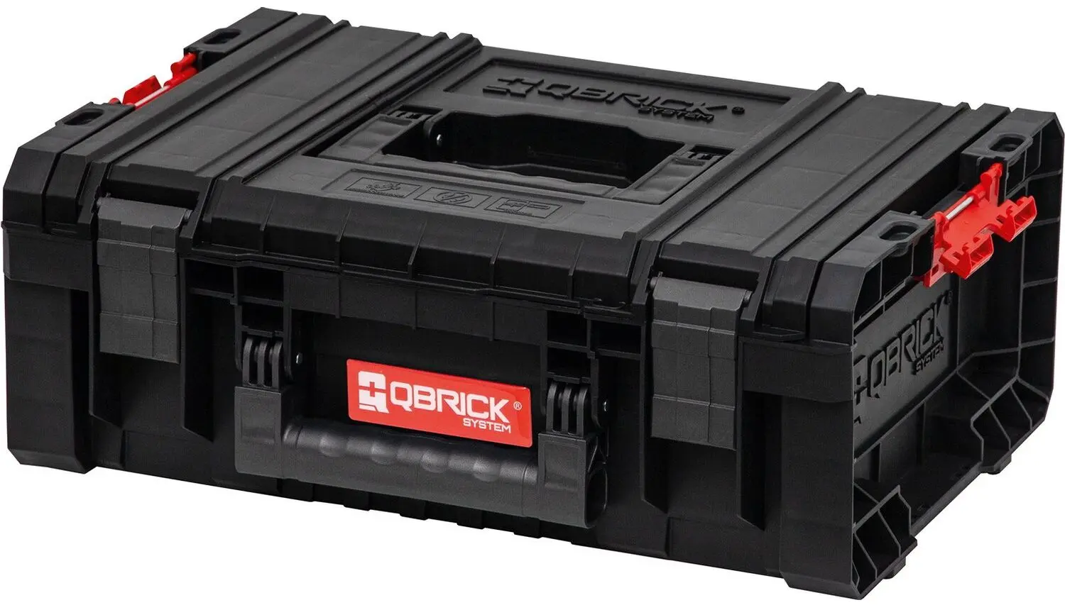 Set cutie de instrumente modulara Qbrick System Pro Set 4 (Black/Red)