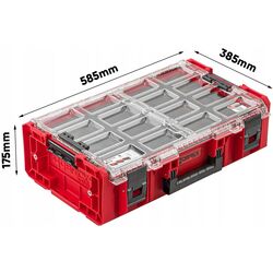 Органайзер для инструментов Qbrick System One 2XL 2.0 MFIR (Black/Red) Thumb