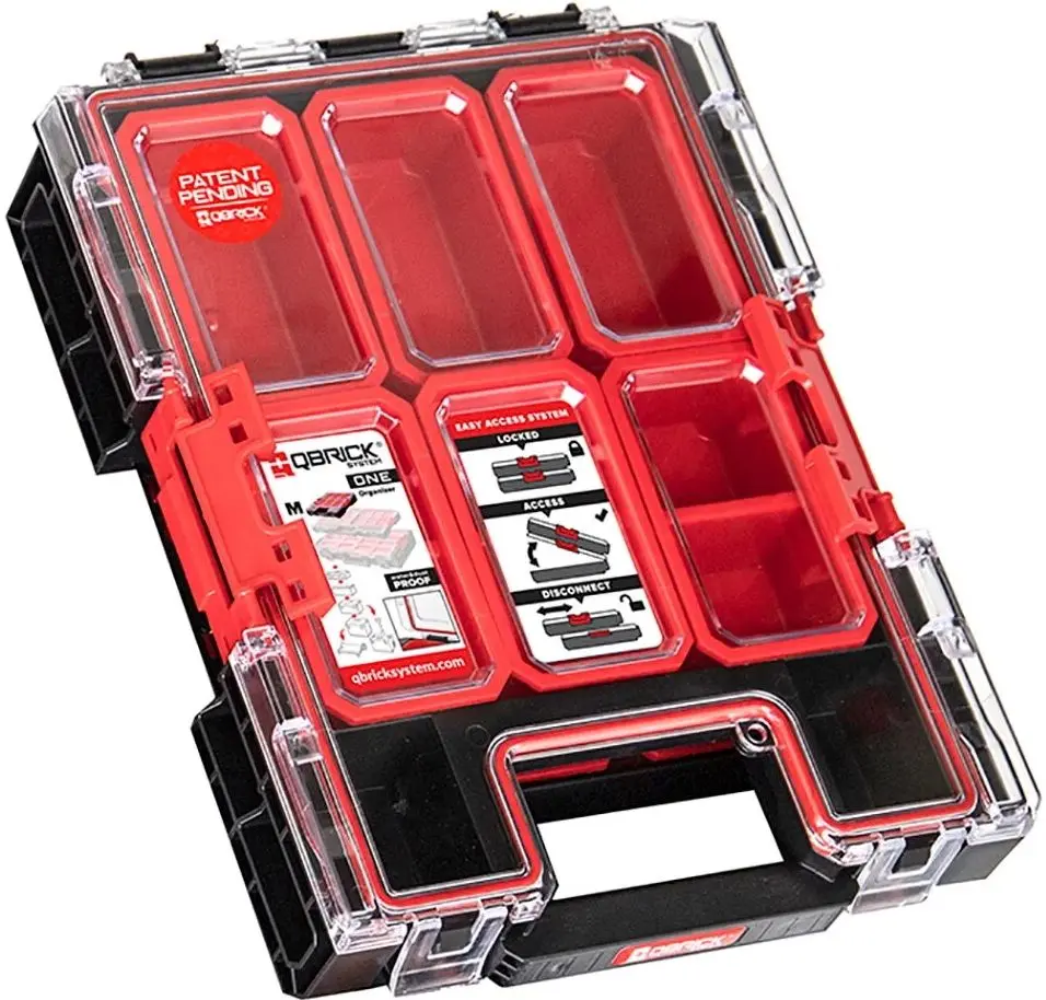 Organizator pentru instrumente Qbrick System One M (Black/Red)