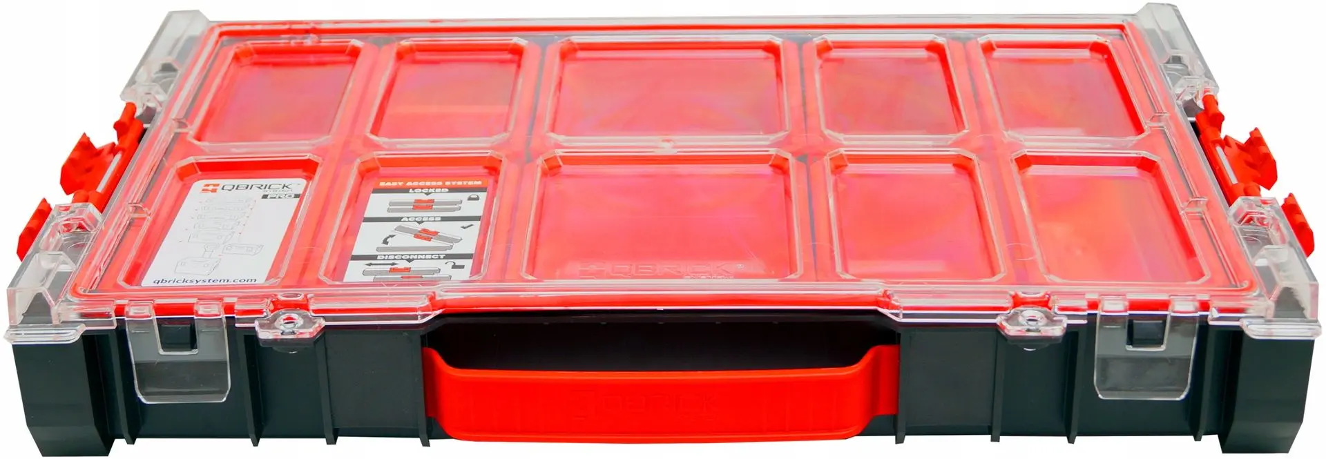 Organizator pentru instrumente Qbrick System Pro 100 (Black/Red)
