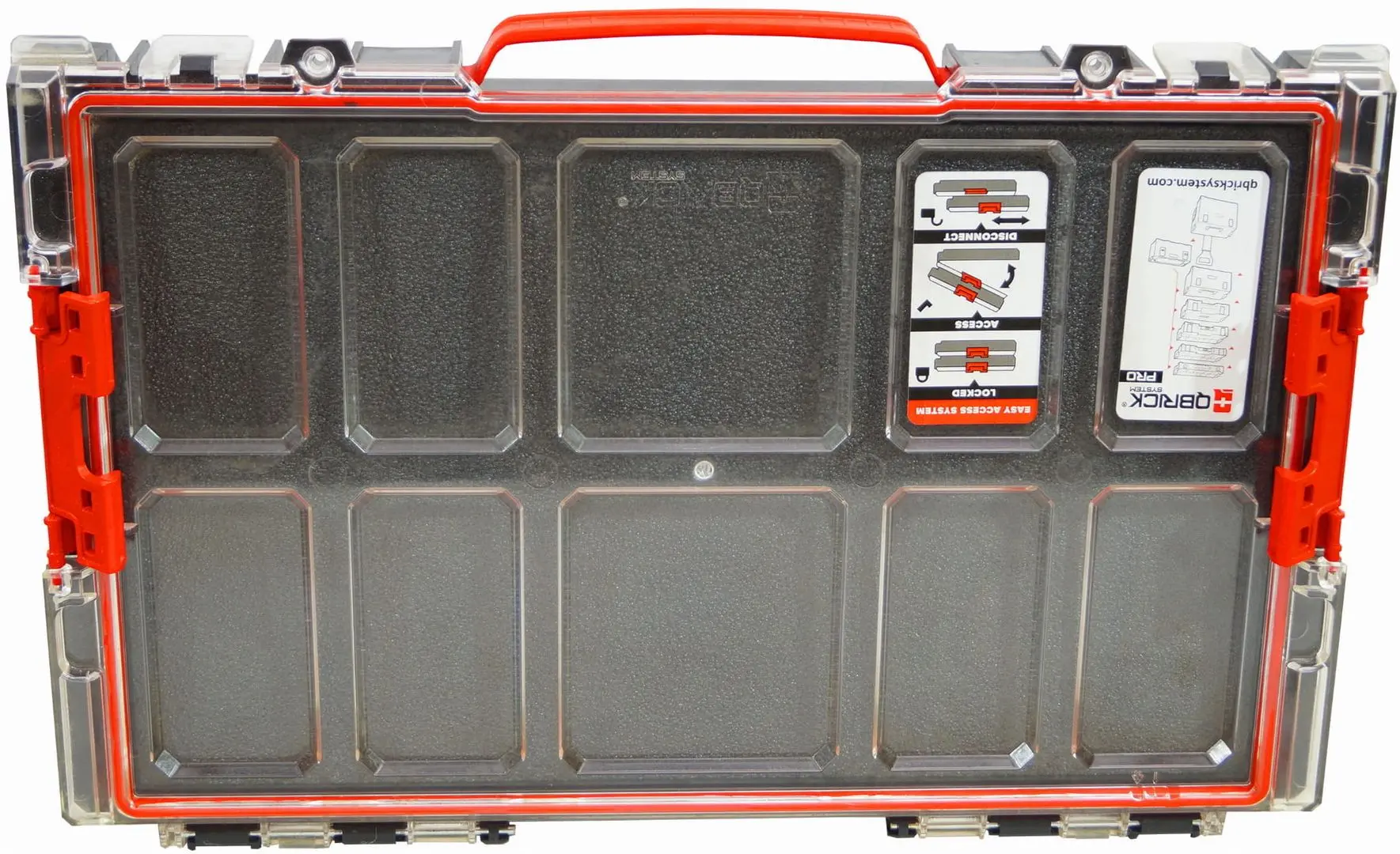 Органайзер для инструментов Qbrick System Pro 100 MFI (Black/Red)