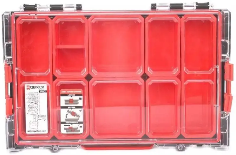 Органайзер для инструментов Qbrick System Pro 200 (Black/Red)