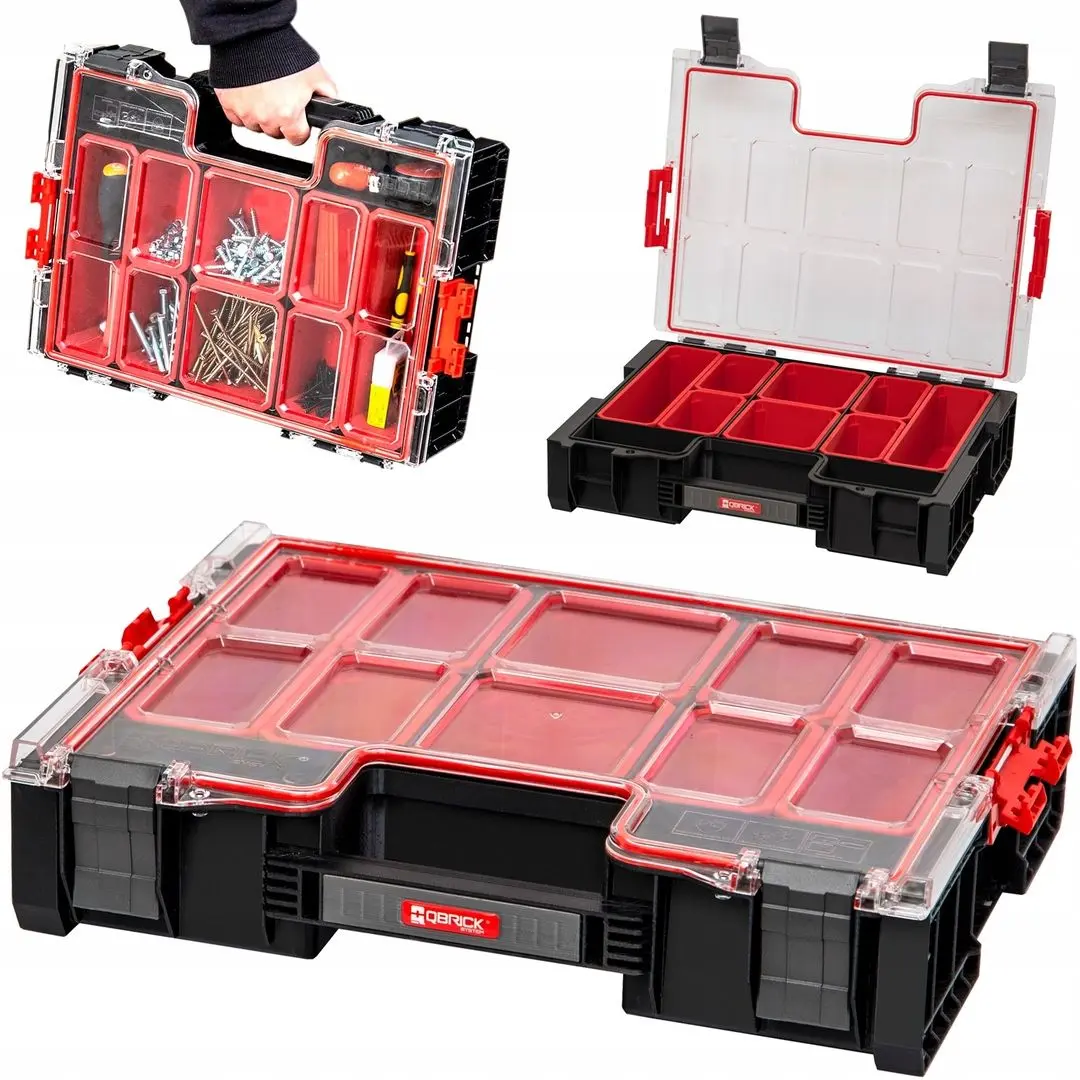 Органайзер для инструментов Qbrick System Pro 300 (Black/Red) - 4