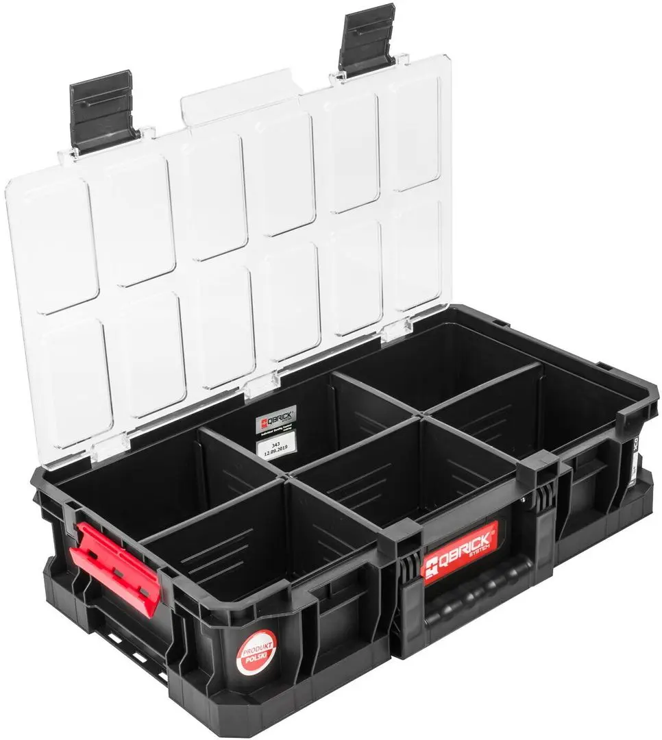 Organizator pentru instrumente Qbrick System Two Flex Plus (Black/Red)