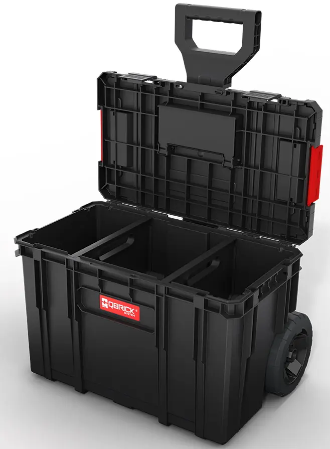 Ящик для инструментов модульный Qbrick System Two Cart Vario (Black/Red)