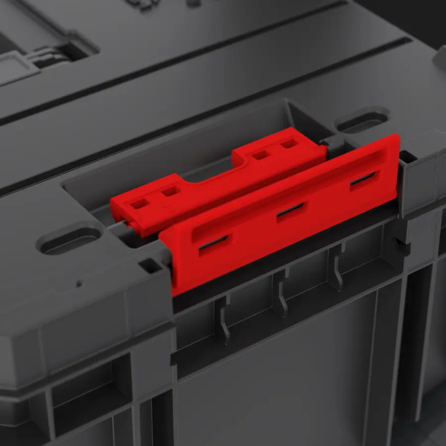 Ящик для инструментов модульный Qbrick System Two Cart Vario (Black/Red)