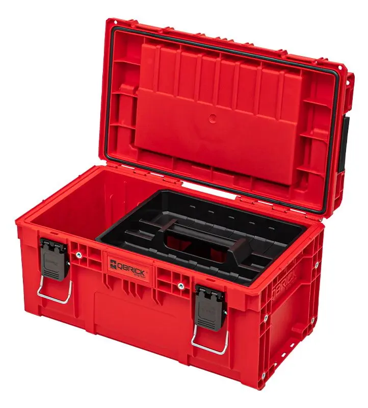 Cutie pentru scule Qbrick Sistem Prime Toolbox 250 Expert Ultra HD (Red/Black)