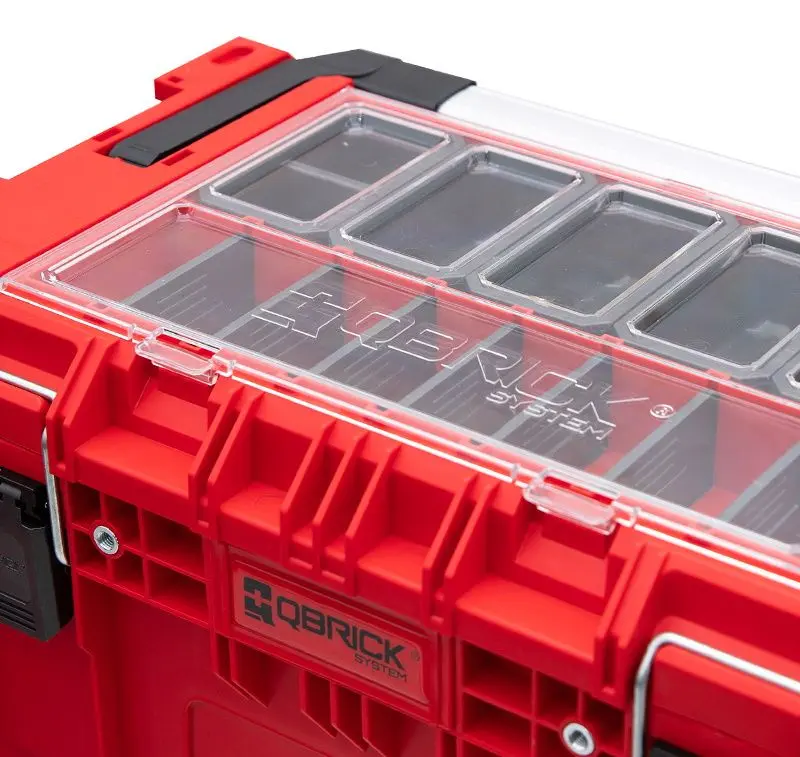 Cutie pentru scule Qbrick Sistem Prime Toolbox 250 Expert Ultra HD (Red/Black)