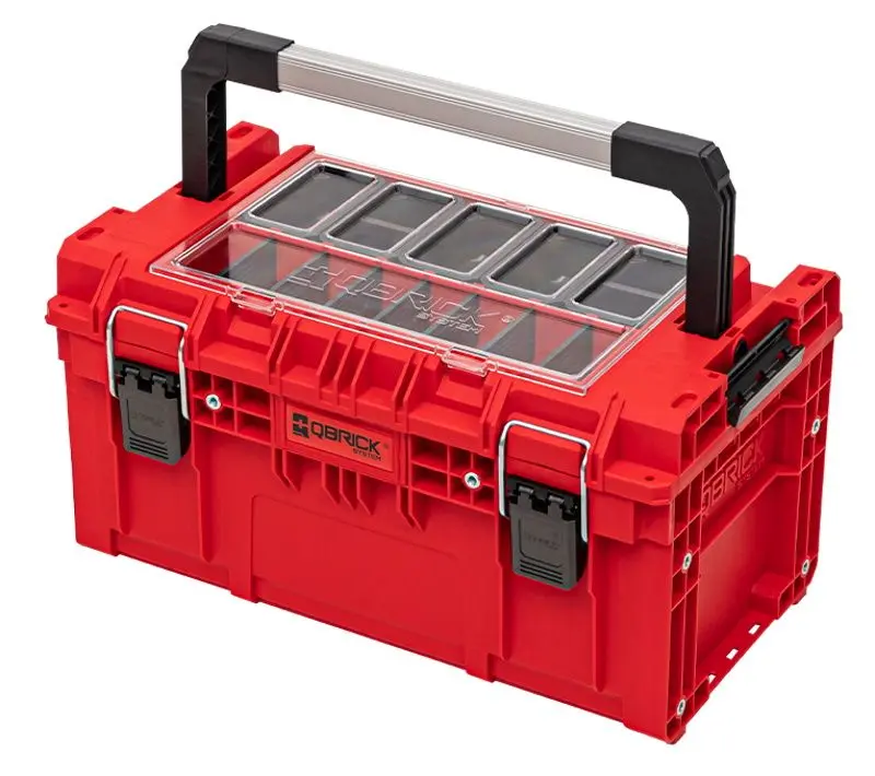 Cutie pentru scule Qbrick Sistem Prime Toolbox 250 Expert Ultra HD (Red/Black)