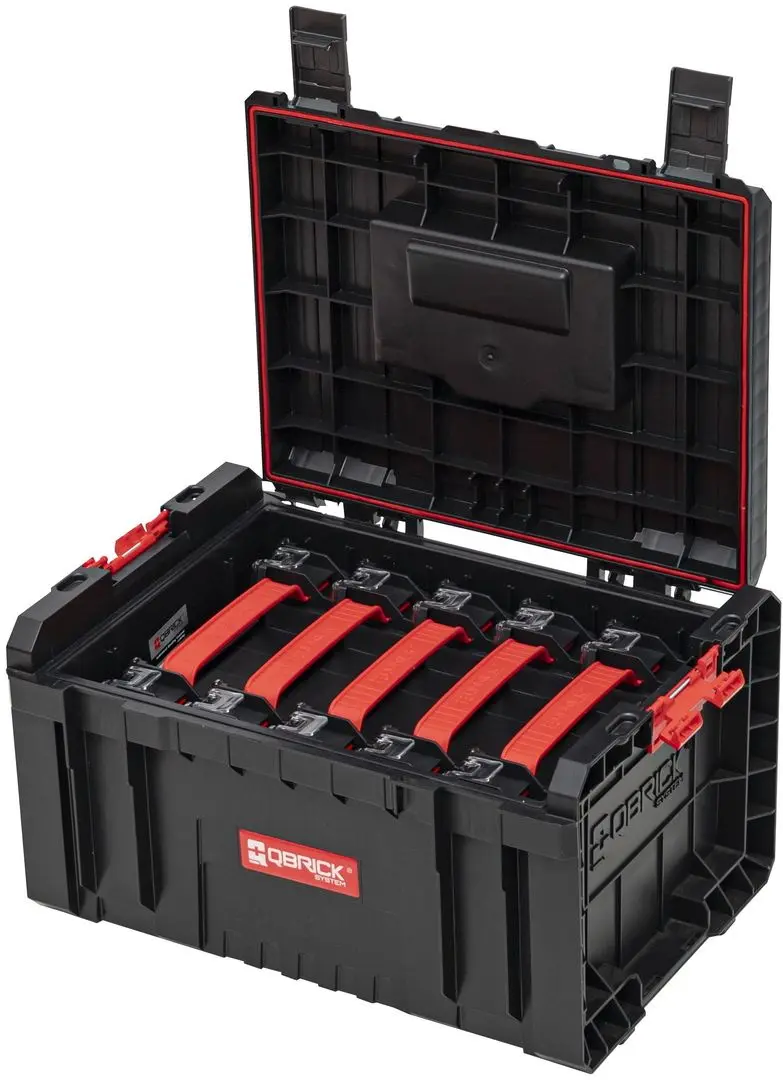 Cutie pentru scule Qbrick System Pro + 5xQS Pro (Black/Red)
