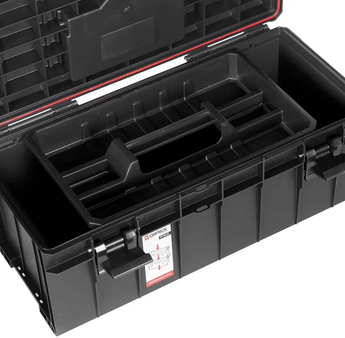 Cutie pentru scule Qbrick System Pro 600 Basic (Black/Red)