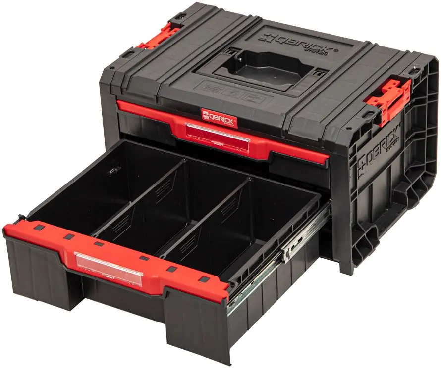 Ящик для инструментов Qbrick System Pro Drawer 2 Basic (Black/Red) - 2
