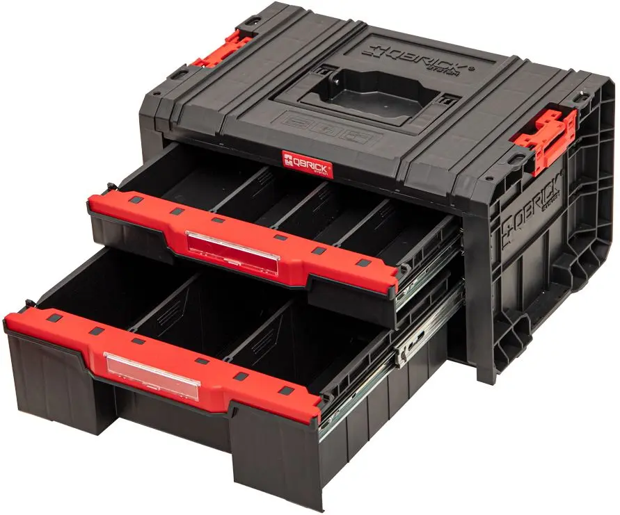 Ящик для инструментов Qbrick System Pro Drawer 2 Basic (Black/Red) - 3