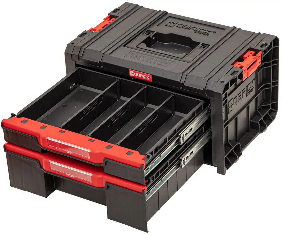 Ящик для инструментов Qbrick System Pro Drawer 2 Basic (Black/Red) - 4