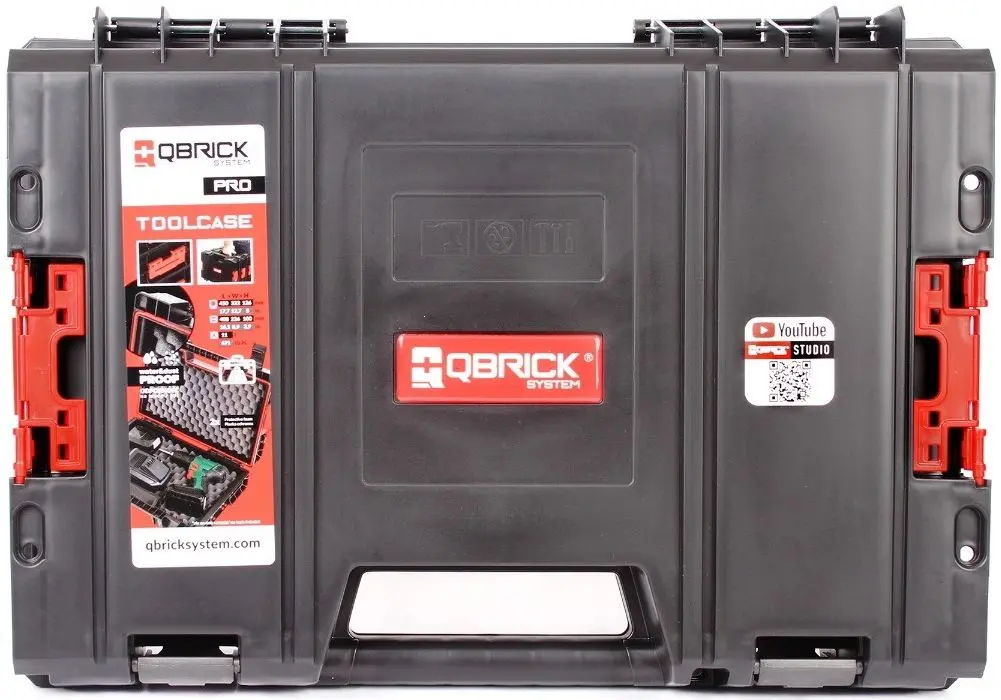 Cutie pentru scule Qbrick System Pro Protective Foam (Black/Red)