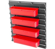 Organizator de perete QBrick ONE Organizer M/L 239891 (Red/Black)