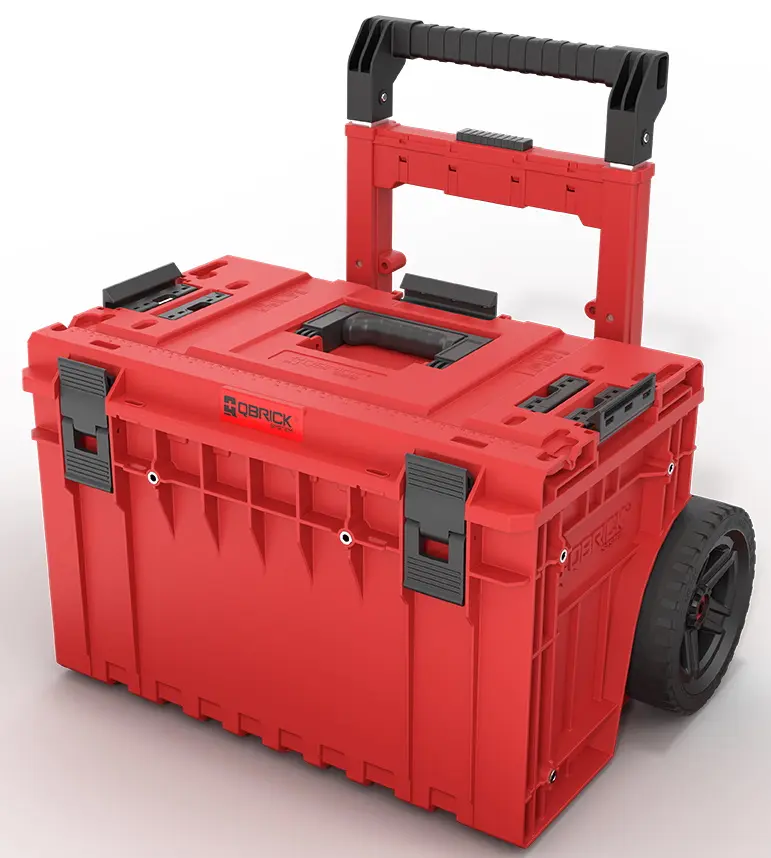 Cutie pentru scule mobila Qbrick Sistem One Cart 2.0 Red Ultra HD Custom (Red/Black)