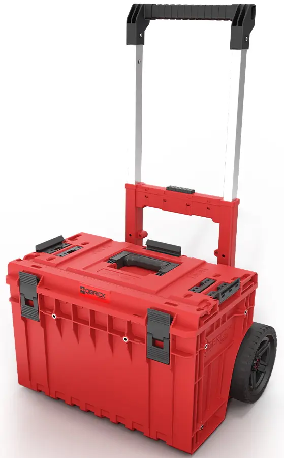 Cutie pentru scule mobila Qbrick Sistem One Cart 2.0 Red Ultra HD Custom (Red/Black)