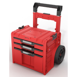 Ящик для инструментов мобильный Qbrick Sistem Pro Cart 2.0 Plus Drawer 3 Red Ultra HD Custom (Red/Black) Thumb