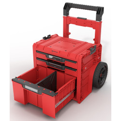 Ящик для инструментов мобильный Qbrick Sistem Pro Cart 2.0 Plus Drawer 3 Red Ultra HD Custom (Red/Black) Thumb
