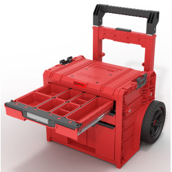 Ящик для инструментов мобильный Qbrick Sistem Pro Cart 2.0 Plus Drawer 3 Red Ultra HD Custom (Red/Black) Thumb