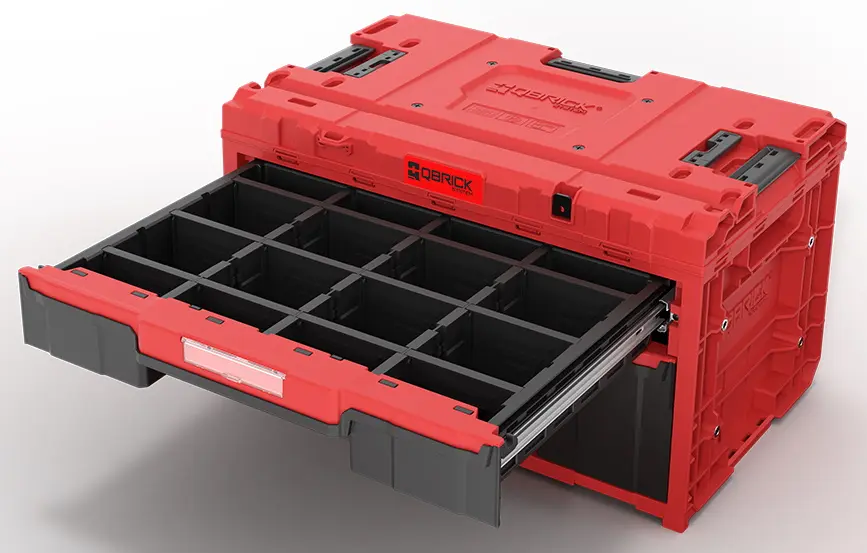Ящик для инструментов Qbrick System One Drawer 2 Plus Toolbox 2.0 Red Ultra HD Custom (Red/Black)