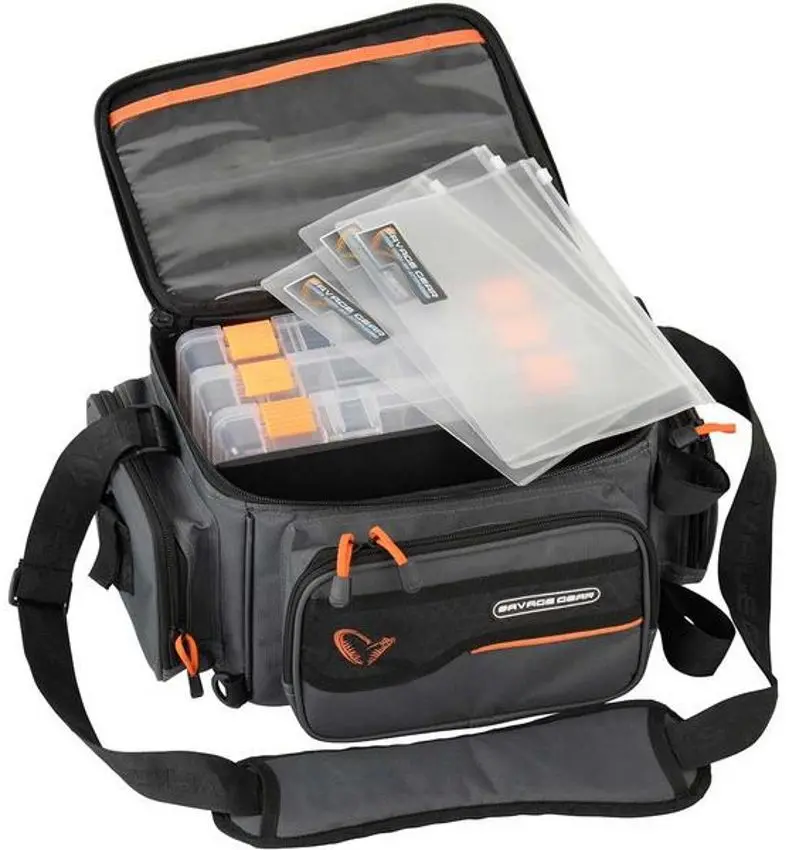 Сумка для снастей Savage Gear System Box Bag XL (Black/Gray) - 3