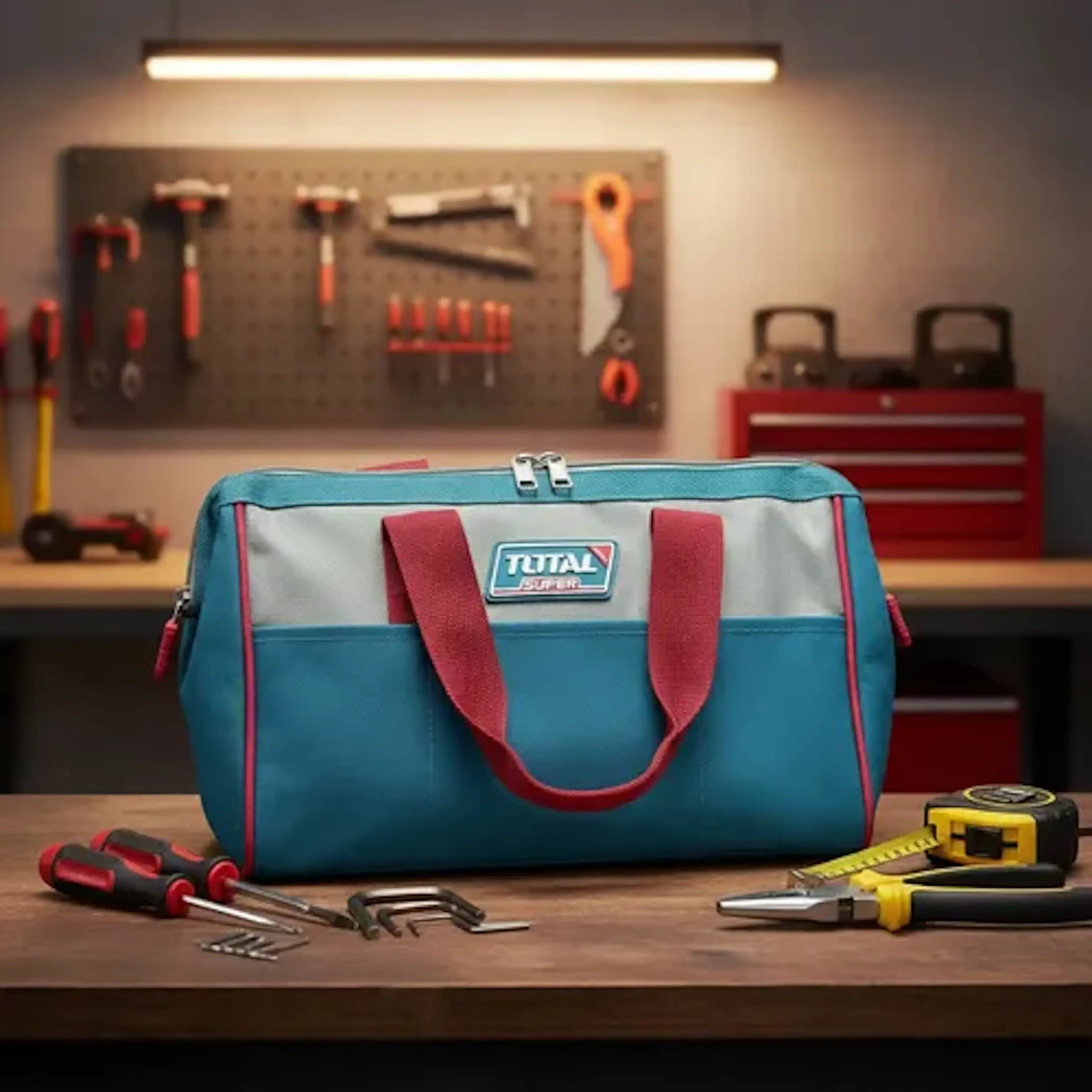 Сумка для инструментов Total THT261625 (Blue/Red) - 3