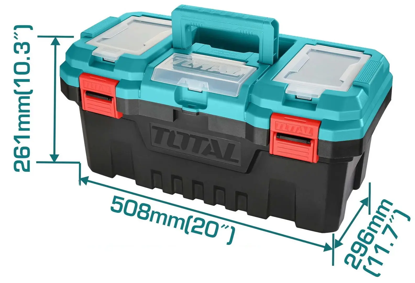 Cutie pentru scule Total TPBX0201 (Blue/Black)