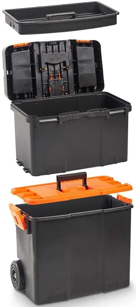 Двойной ящик для инструментов VonHaus 3500046 (Black/Orange) - 3