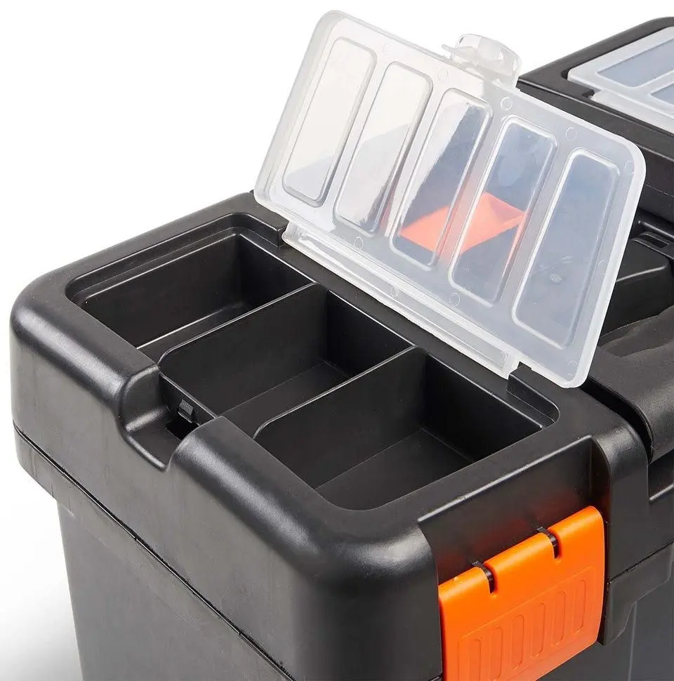 Двойной ящик для инструментов VonHaus 3500046 (Black/Orange) - 5