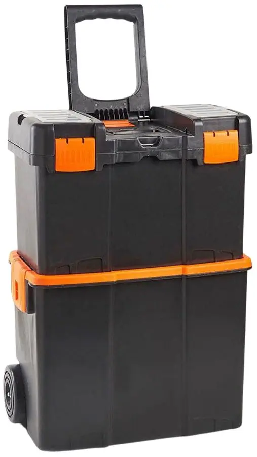 Двойной ящик для инструментов VonHaus 3500046 (Black/Orange)
