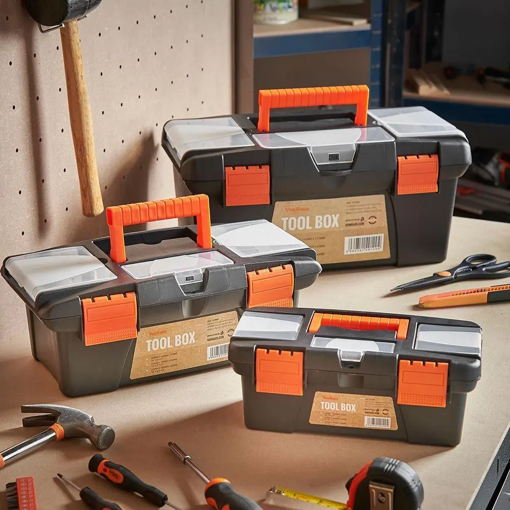 Набор ящиков для инструментов VonHaus 3515009 (Black/Orange) - 5