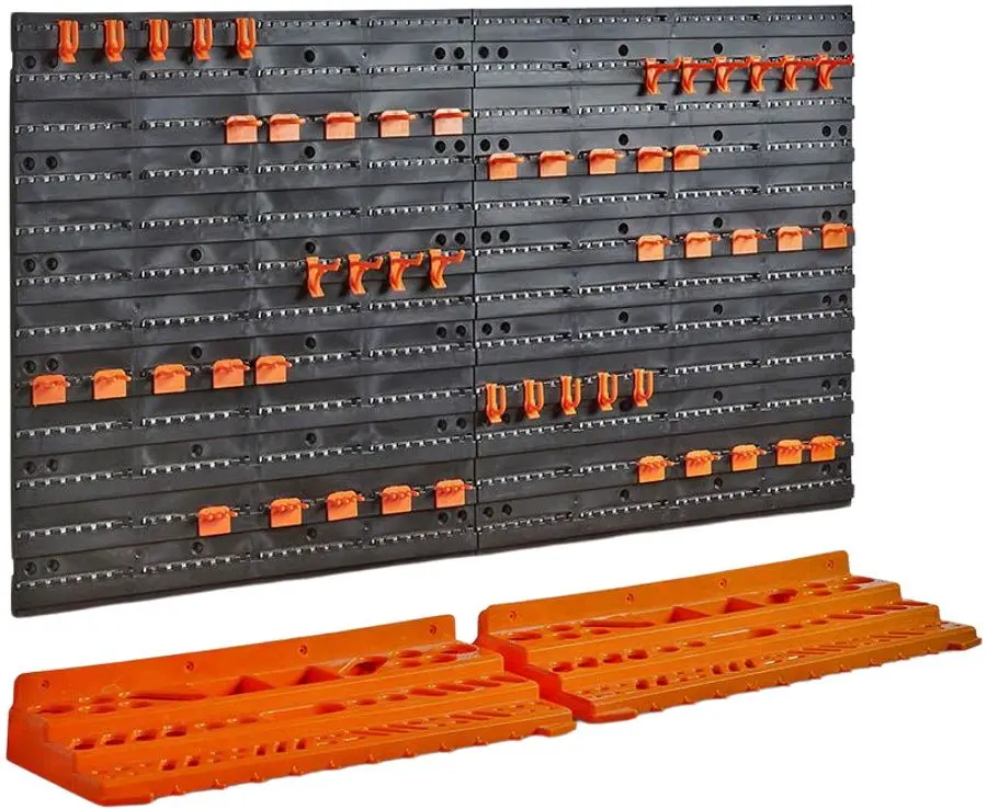 Organizator de perete VonHaus 3515192 (Black/Orange)