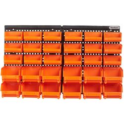 Organizator de perete VonHaus 3515240 30pcs (Black/Orange) Thumb