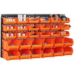 Organizator de perete VonHaus 3515240 30pcs (Black/Orange) Thumb