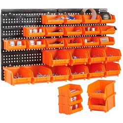 Organizator de perete VonHaus 3515240 30pcs (Black/Orange) Thumb
