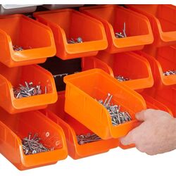 Organizator de perete VonHaus 3515242 44pcs (Grey/Orange) Thumb