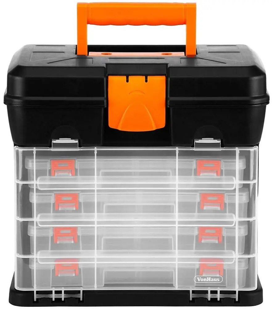 Cutie pentru scule VonHaus 3515111 (Black/Orange) - 2