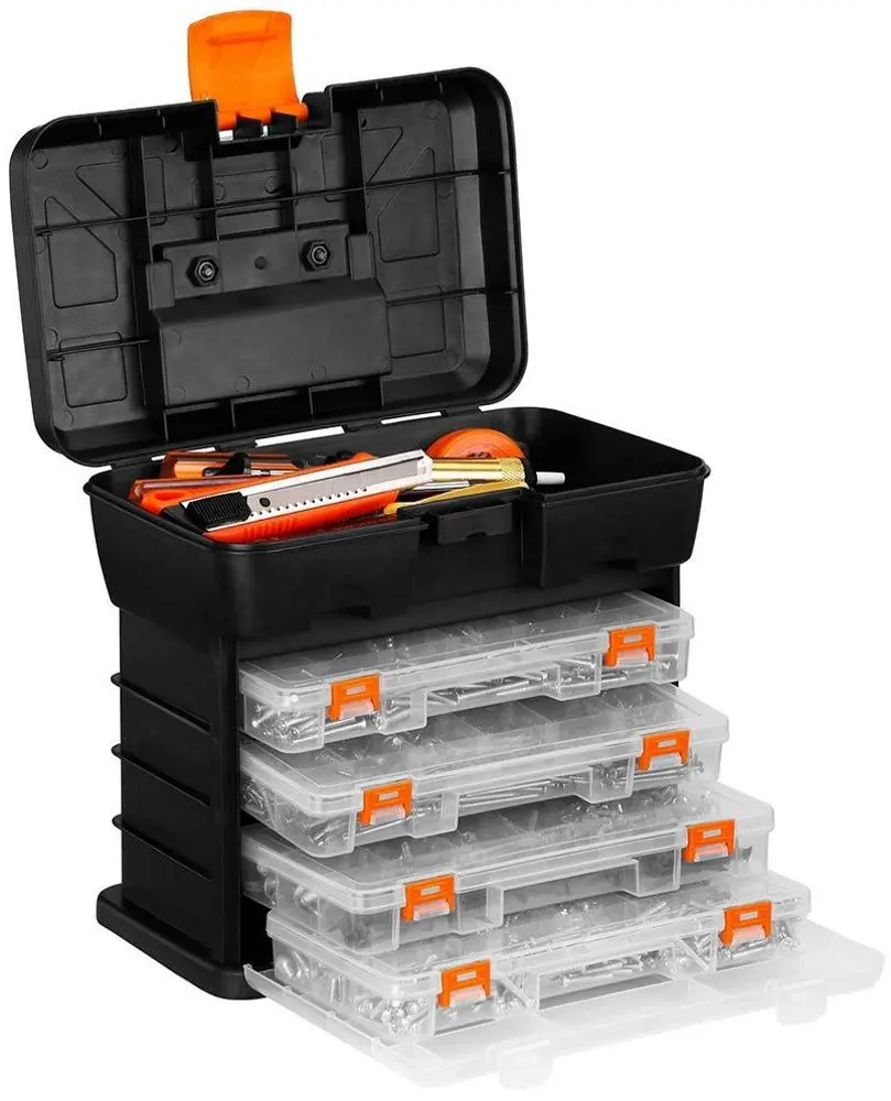 Cutie pentru scule VonHaus 3515111 (Black/Orange) - 3