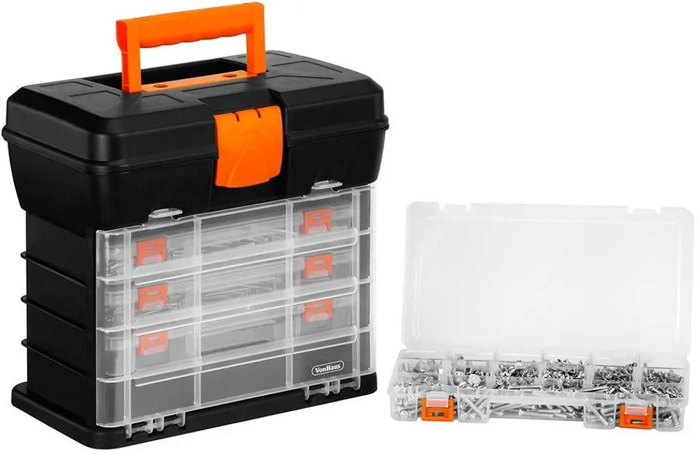 Cutie pentru scule VonHaus 3515111 (Black/Orange) - 5