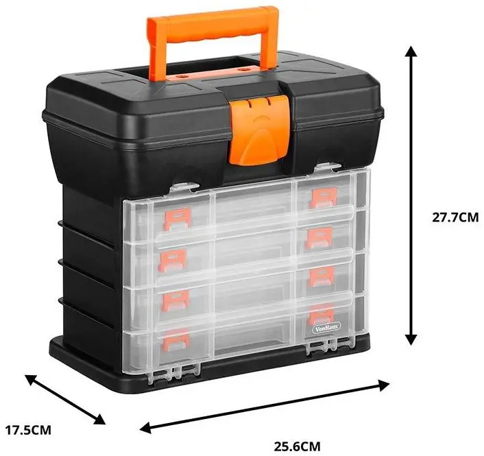 Cutie pentru scule VonHaus 3515111 (Black/Orange) - 7