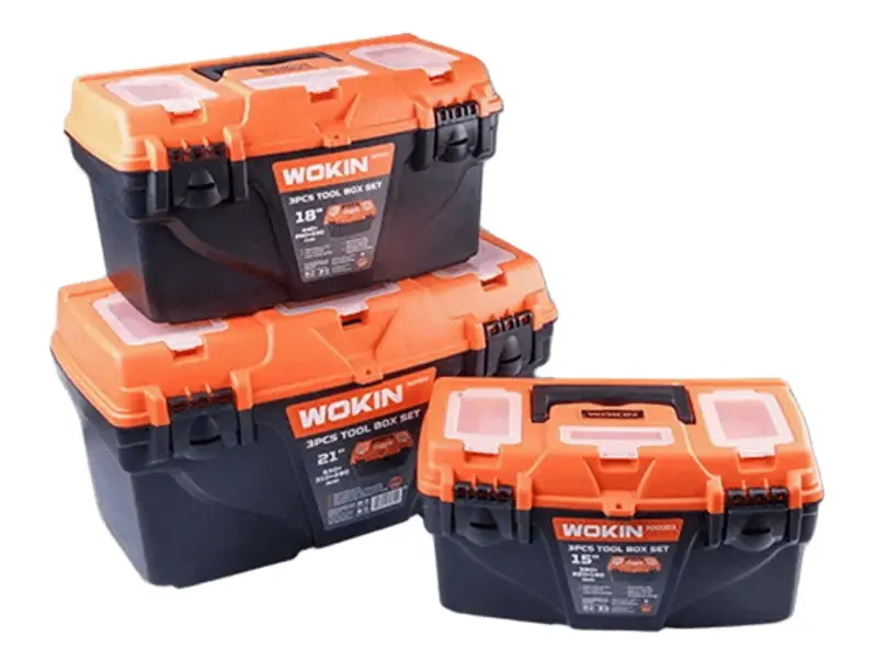 Set de cutii pentru scule Wokin 900003 (Orange/Black)